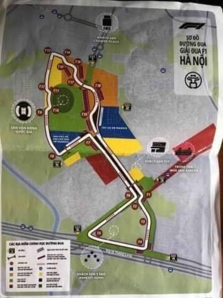 Các bác nghĩ sao nếu một chặng đua F1 được tổ chức tại Mỹ Đình, Hà Nội?