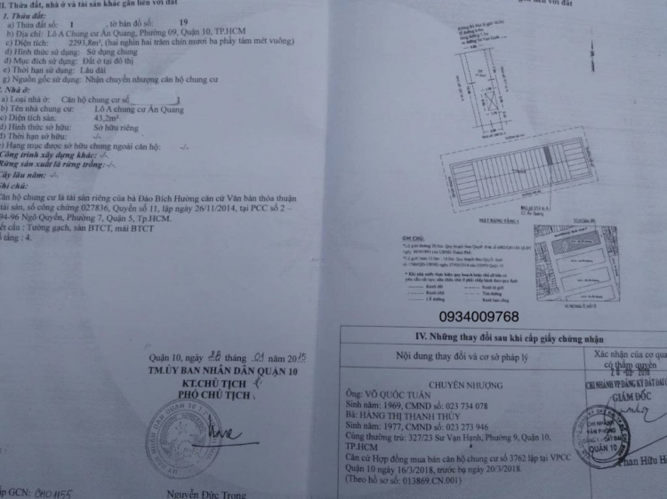 Cần mua căn hộ quận 5 hoặc liền kề