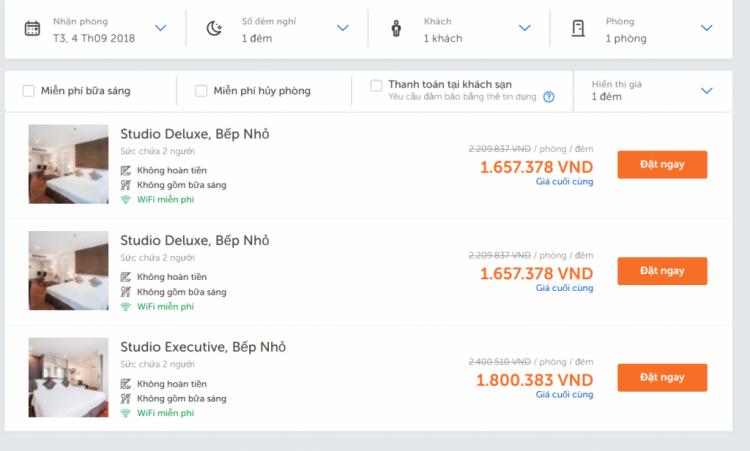 Booking, Agoda và Traveloka? Booking, Agoda và Traveloka?