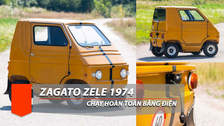 Zagato Zele: Mẫu xe điện đến từ Ý đã có mặt cách đây hơn 40 năm