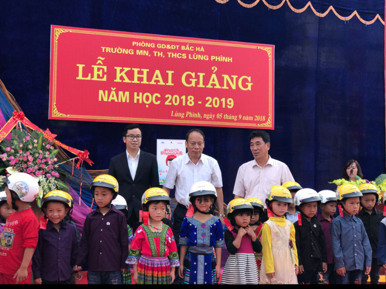 Lễ phát động trao tặng Mũ bảo hiểm cho học sinh lớp Một toàn quốc năm học 2018 - 2019