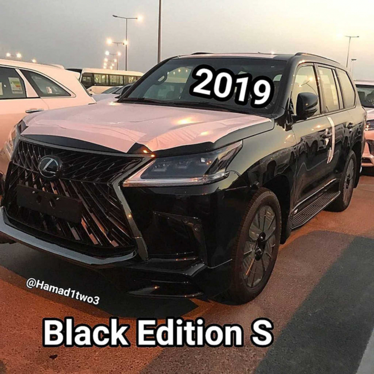 Toyota Land Cruiser và Lexus LX 570 phiên bản Black Edition S 2019 mới tại Trung Đông