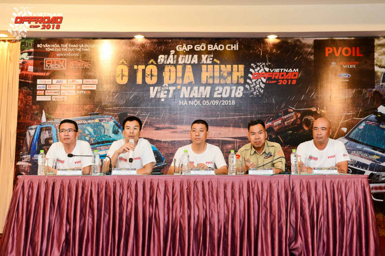 Giải đua xe ô tô địa hình Việt Nam VOC 2018 sẽ khởi tranh vào 29/9