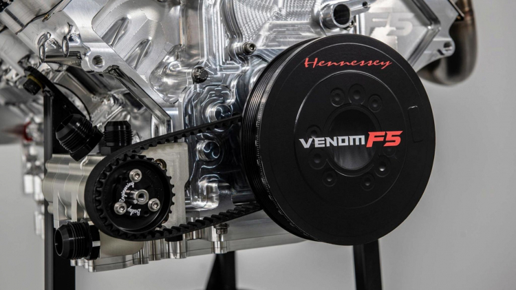 Tuyệt tác động cơ V8 7.6L mạnh 1.600 mã lực của Hennessey Venom F5