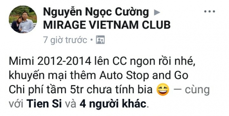 Bác nào Mirage thì vào đây giao lưu chia sẻ