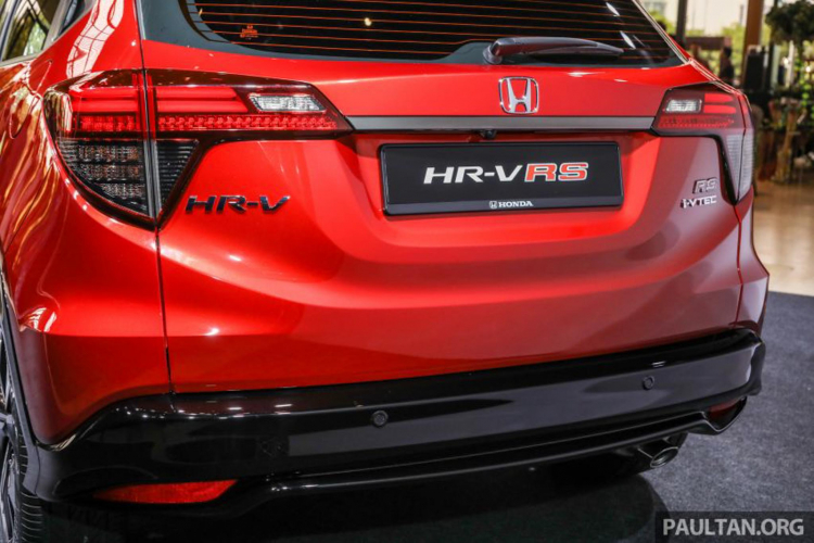 Honda HR-V phiên bản RS mới tại Malaysia; giữ nguyên động cơ 1.8L; ngoại thất thể thao hơn