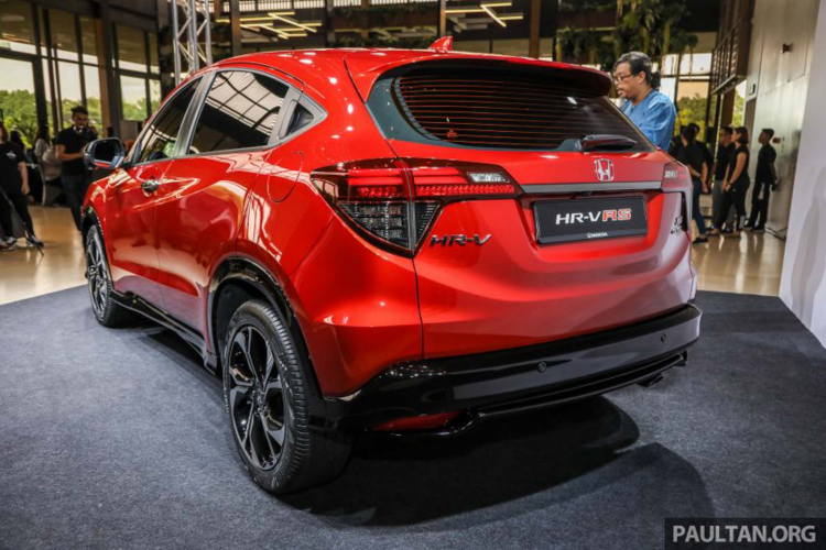 Honda HR-V phiên bản RS mới tại Malaysia; giữ nguyên động cơ 1.8L; ngoại thất thể thao hơn