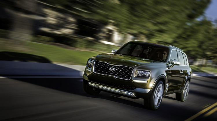 Kia Telluride 2020 - đối thủ Toyota Highlander ra mắt tại New York