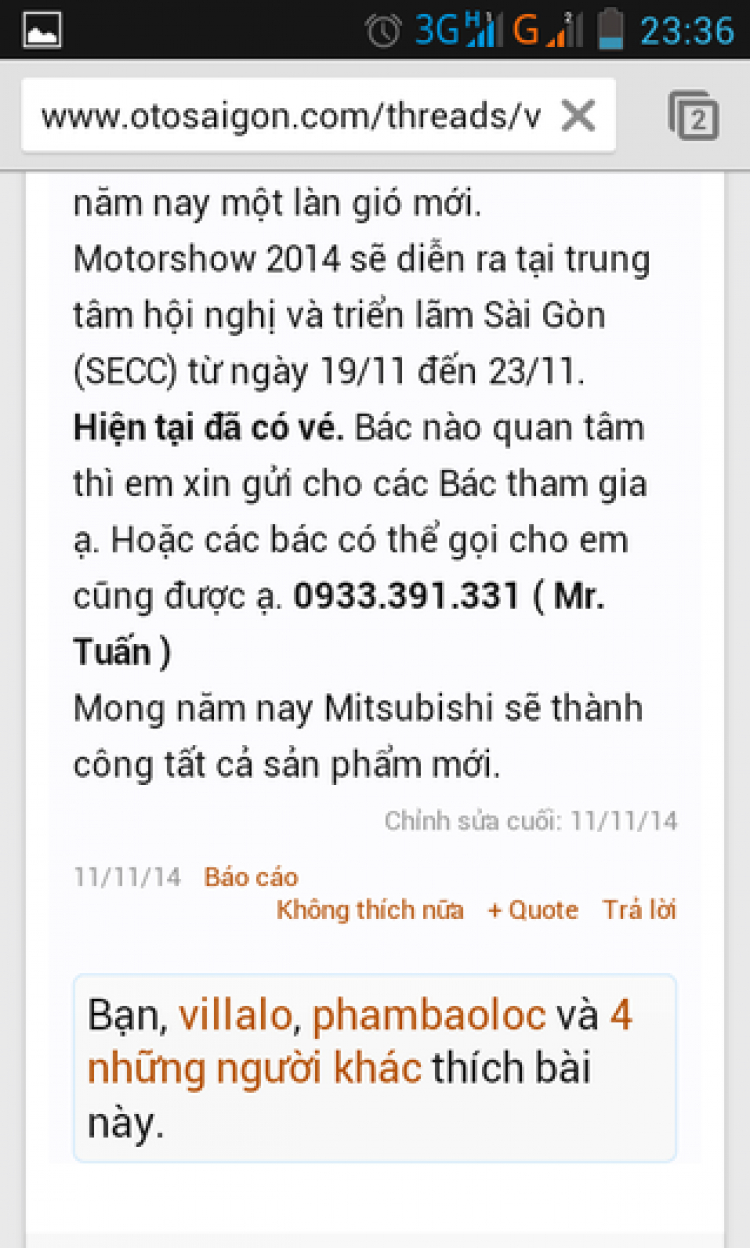 VIETNAM MOTORSHOW 2014 ( 19/11 - 23/11 ) VIETNAM MOTORSHOW 2014 ( 19/11 - 23/11 )