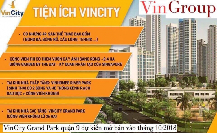 VINCITY Q.9 - những vấn đề liên quan