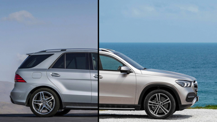 So sánh Mercedes-Benz GLE thế hệ mới và cũ, các bác thích mẫu xe nào hơn?