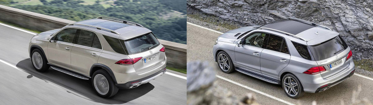 So sánh Mercedes-Benz GLE thế hệ mới và cũ, các bác thích mẫu xe nào hơn?