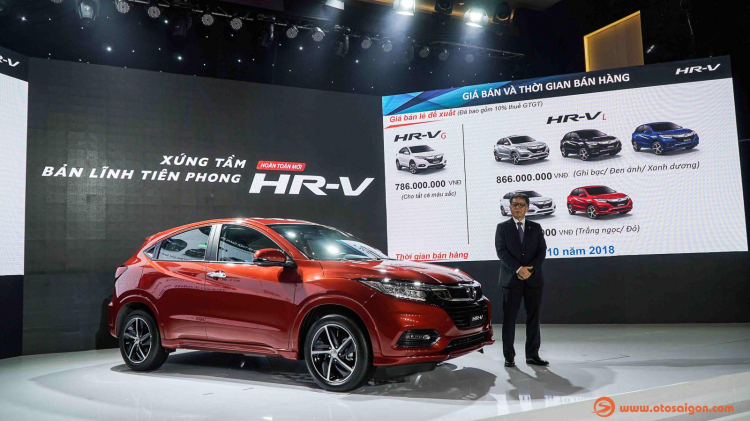 Honda tự tin doanh số 1.000 xe HR-V trong 6 tháng tới