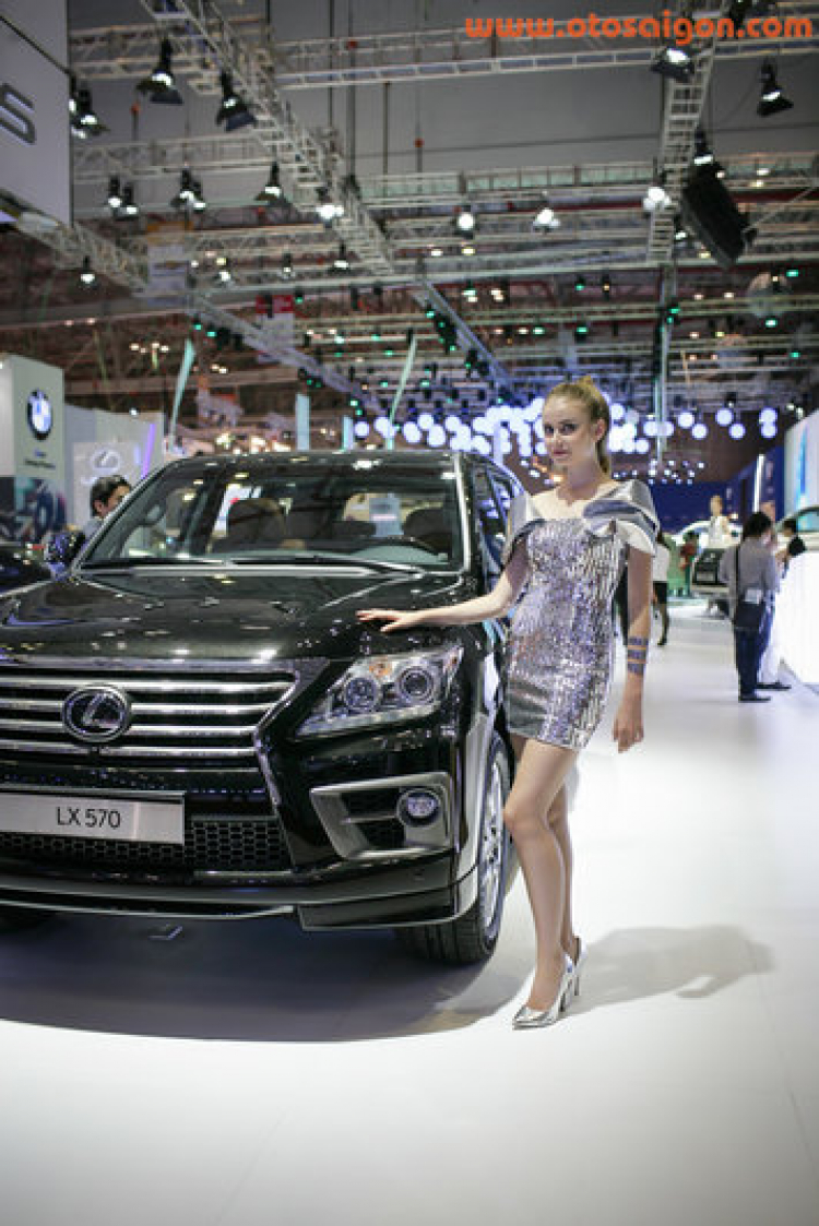 Bóng hồng tại Vietnam Motor Show 2014