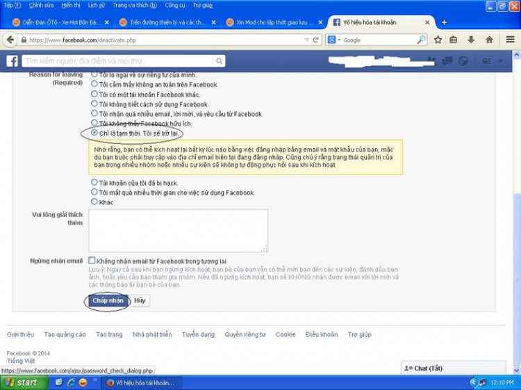 Xin Mod cho lập thớt giao lưu cùng Osers qua Facebook.