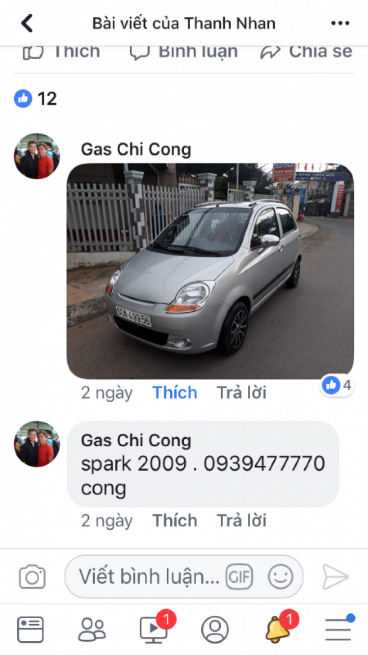 Cần mua xe Daewoo Matiz