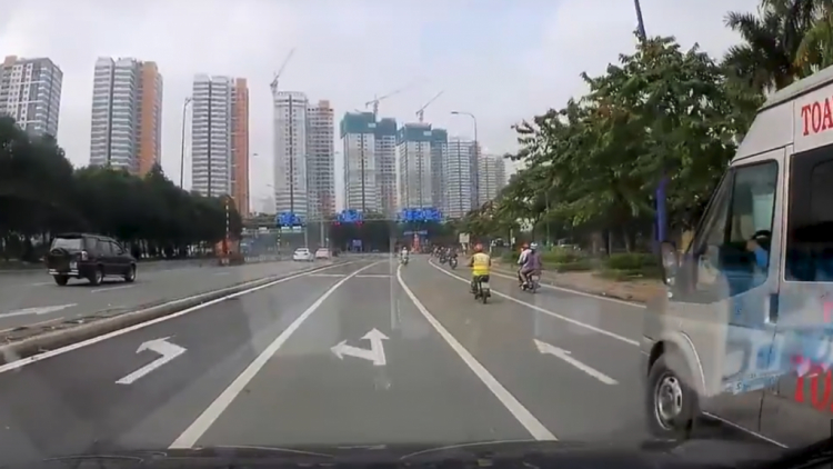 Chú ý biển r412 và r411 đoạn Mai chí thọ - Đồng văn cống Chú ý biển r412 và r411 đoạn Mai chí thọ - Đồng văn cống