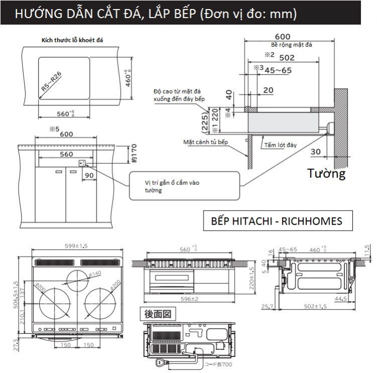 Bếp điện + từ