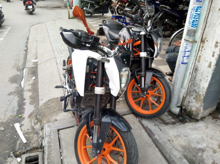 Hỏi dìa xe KTM Duke 390?