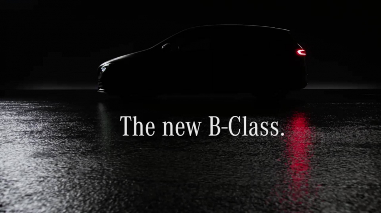 [PMS 2018] Mercedes-Benz B-Class thế hệ mới hé lộ teaser hấp dẫn