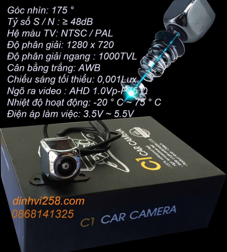 Camera Lùi Cao cấp