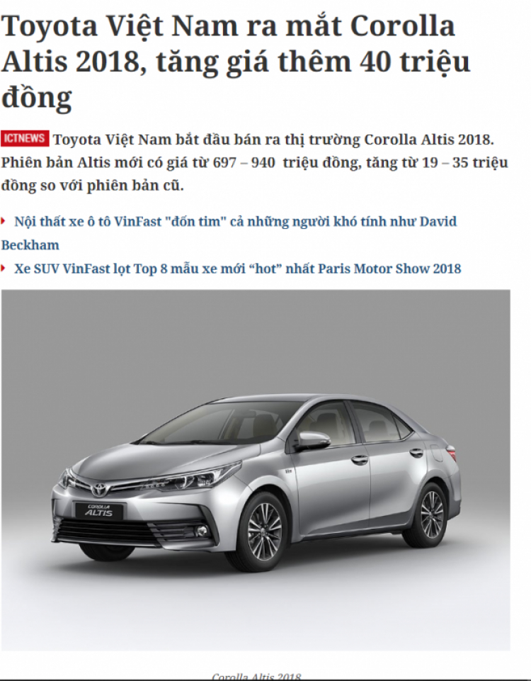 [PMS 2018] Toyota Corolla chính thức trình diện tại châu Âu