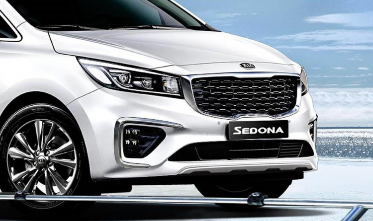 Kia Sedona 2018 giá bán dự kiến từ 1,1 đến 1,4 tỷ đồng