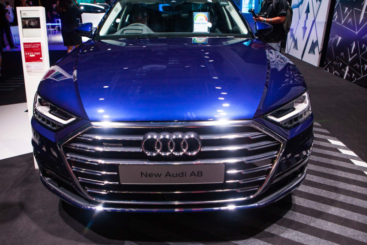 Audi mang A8L đến sự kiện Audi Brand Experience Singapore 2018