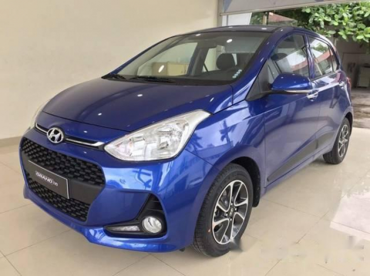 HYUNDAI GRAND I10 HB 1.2 AT MÀU XANH DƯƠNG