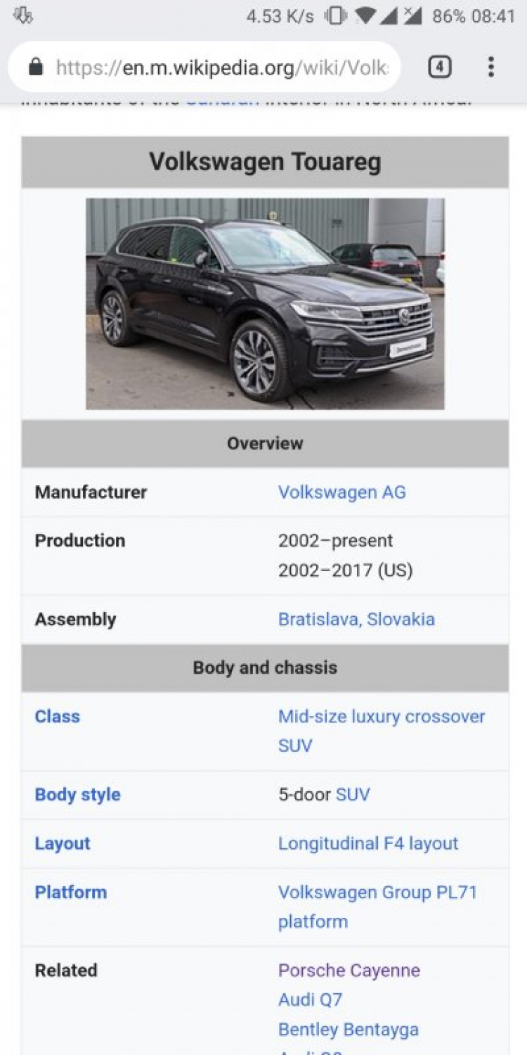 SUV Volkswagen Touareg 2019 thế hệ thứ 3 về Việt Nam; sắp ra mắt tại VMS 2018