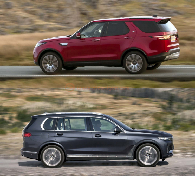 [THSS] So sánh thông số BMW X7 và Land Rover Discovery; SUV cỡ lớn 3 hàng ghế