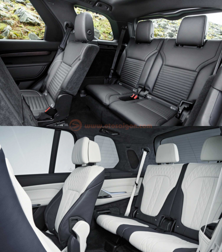 [THSS] So sánh thông số BMW X7 và Land Rover Discovery; SUV cỡ lớn 3 hàng ghế