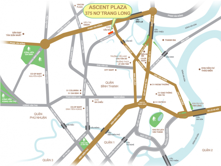 ASCENT PLAZA - NƠ TRANG LONG Q.BÌNH THẠNH ASCENT PLAZA - NƠ TRANG LONG Q.BÌNH THẠNH