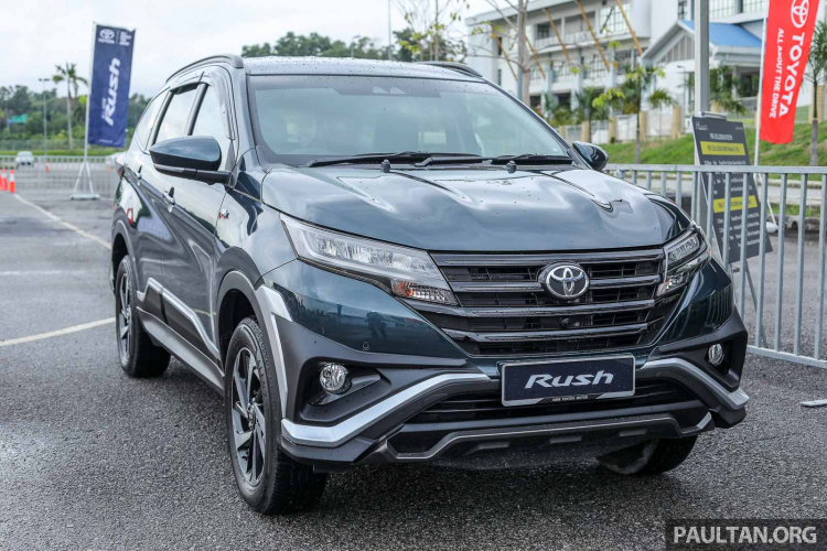 Toyota Rush ra mắt phiên bản mới tại Malaysia: trang bị ghế da, hệ thống an toàn mới