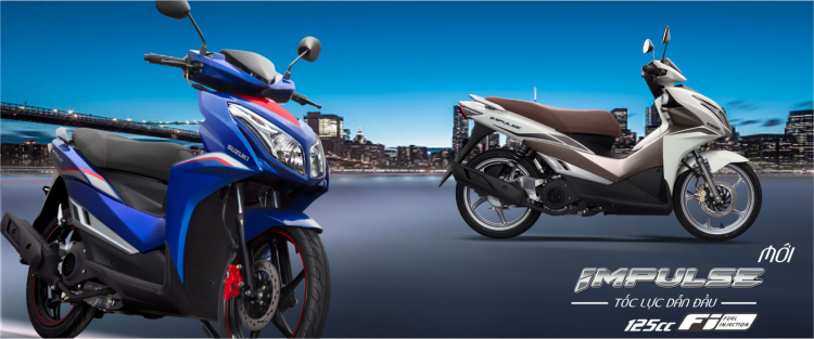 Xe tay ga Suzuki Impulse ra mắt 3 màu mới giá 31,99 triệu đồng; liệu sẽ có sức hút?