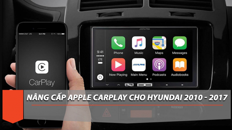 Nâng cấp APPLE CarPlay xe Hyundai cũ