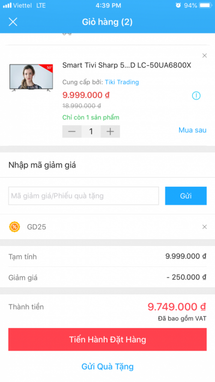 Tiki, chết là phải... Tiki, chết là phải...