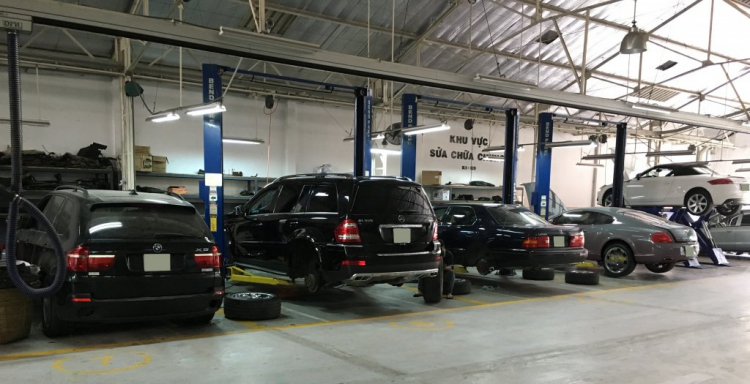 Tiên Phong Auto - Garage chuyên sửa chữa Mercedes, BMW, Audi, Land Rover, Lexus