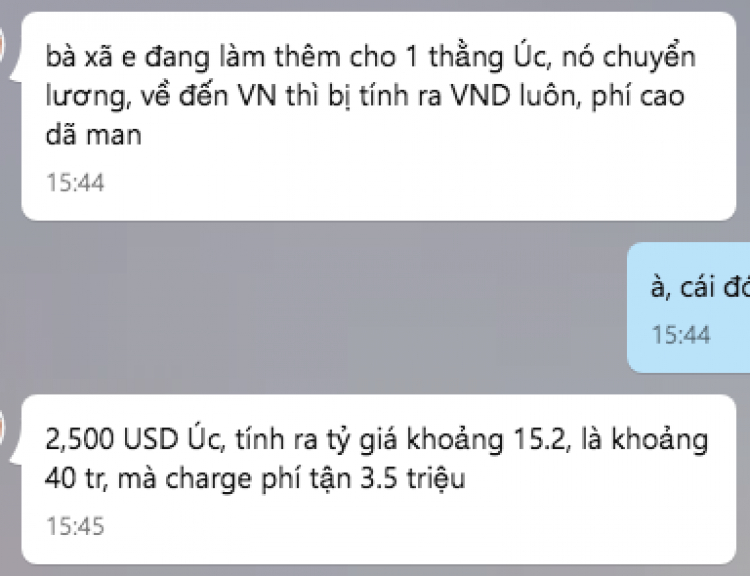 em hỏi về nhận tiền từ nước ngoài