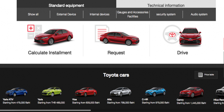 Toyota Camry thế hệ mới ra mắt tại Thái Lan; 04 phiên bản giá từ 1,014 tỷ đồng