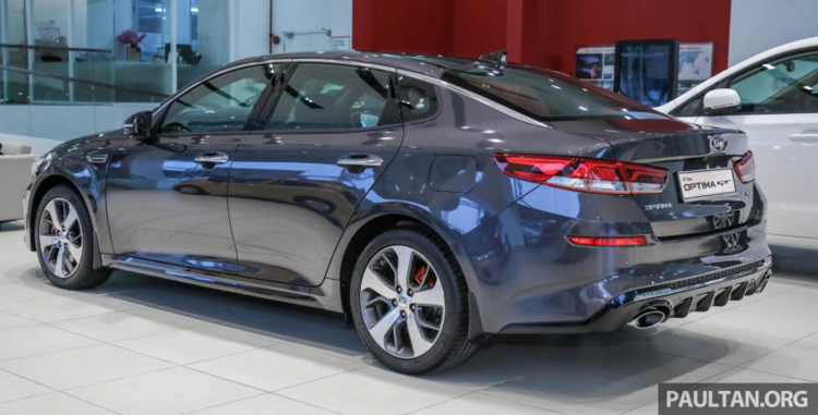 Kia Optima GT 2019 đã ra mắt tại Malaysia; giá từ 952 triệu đồng