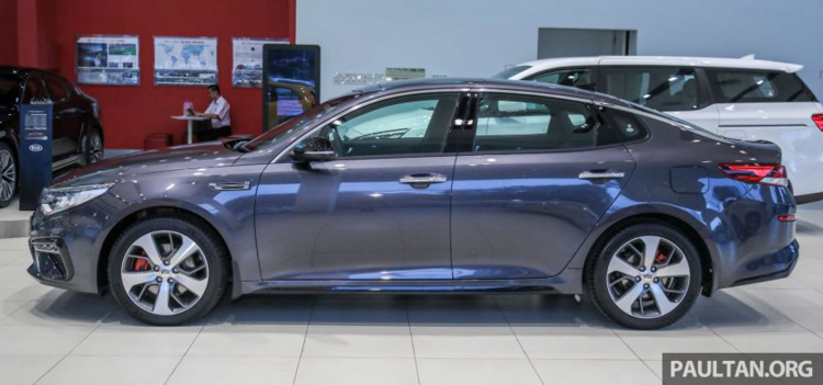 Kia Optima GT 2019 đã ra mắt tại Malaysia; giá từ 952 triệu đồng