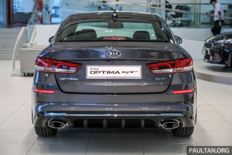 Kia Optima GT 2019 đã ra mắt tại Malaysia; giá từ 952 triệu đồng