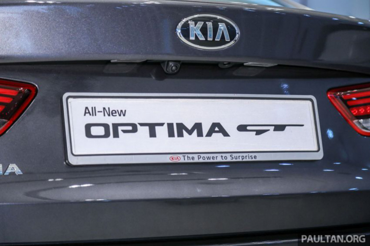 Kia Optima GT 2019 đã ra mắt tại Malaysia; giá từ 952 triệu đồng