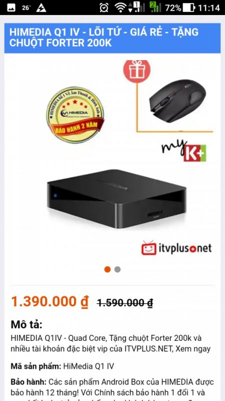 Nên mua adroid tv box nào?