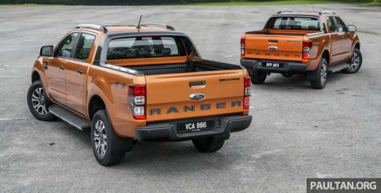 So sánh sự khác biệt giữa 02 phiên bản Ford Ranger Wildtrak 4x4 AT mới và cũ