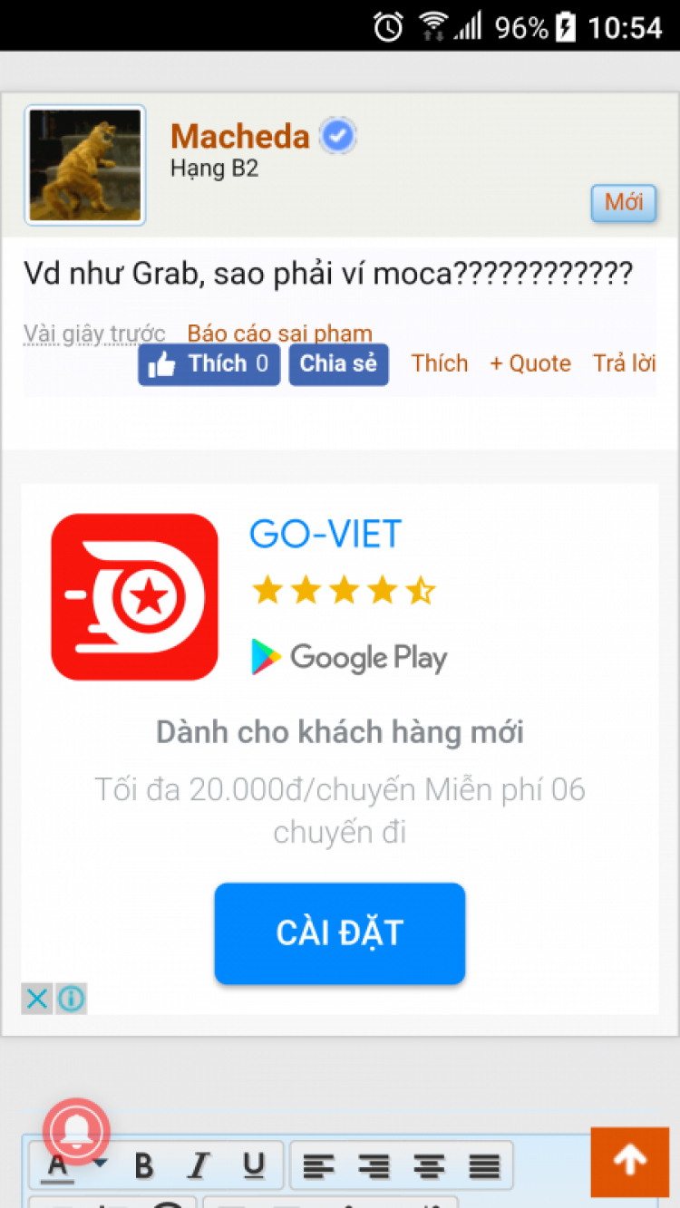 Ví điện tử, sao ko dùng thẻ cho nhanh? CÁc bác khái sáng giúp !