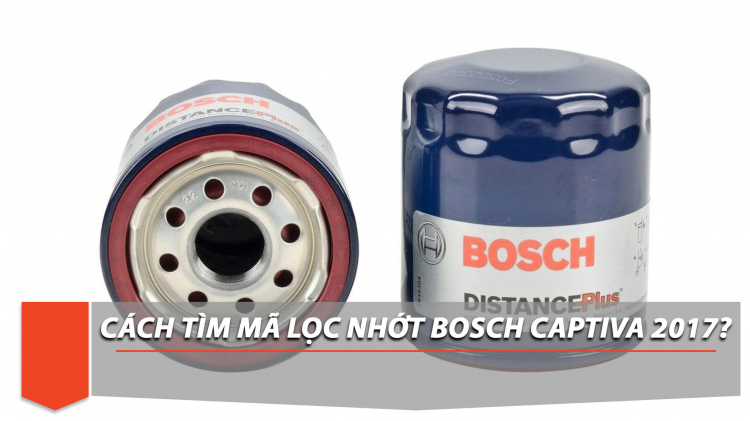 Cách search mã oil filter của Bosch
