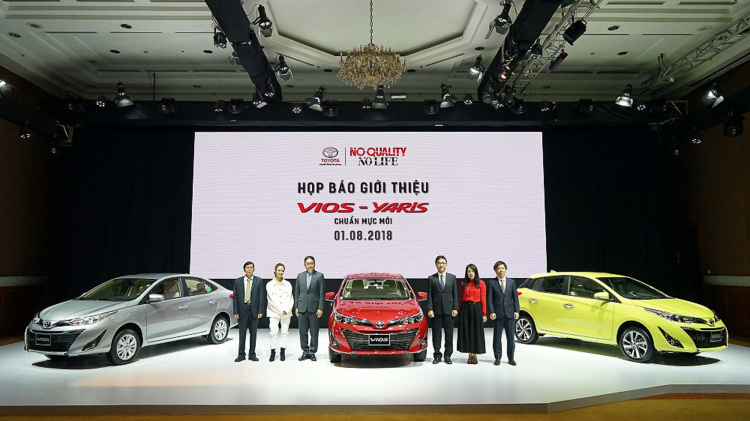 Tháng 10/2018: Toyota tăng trưởng doanh số 92%; Vios bán 2.477 chiếc