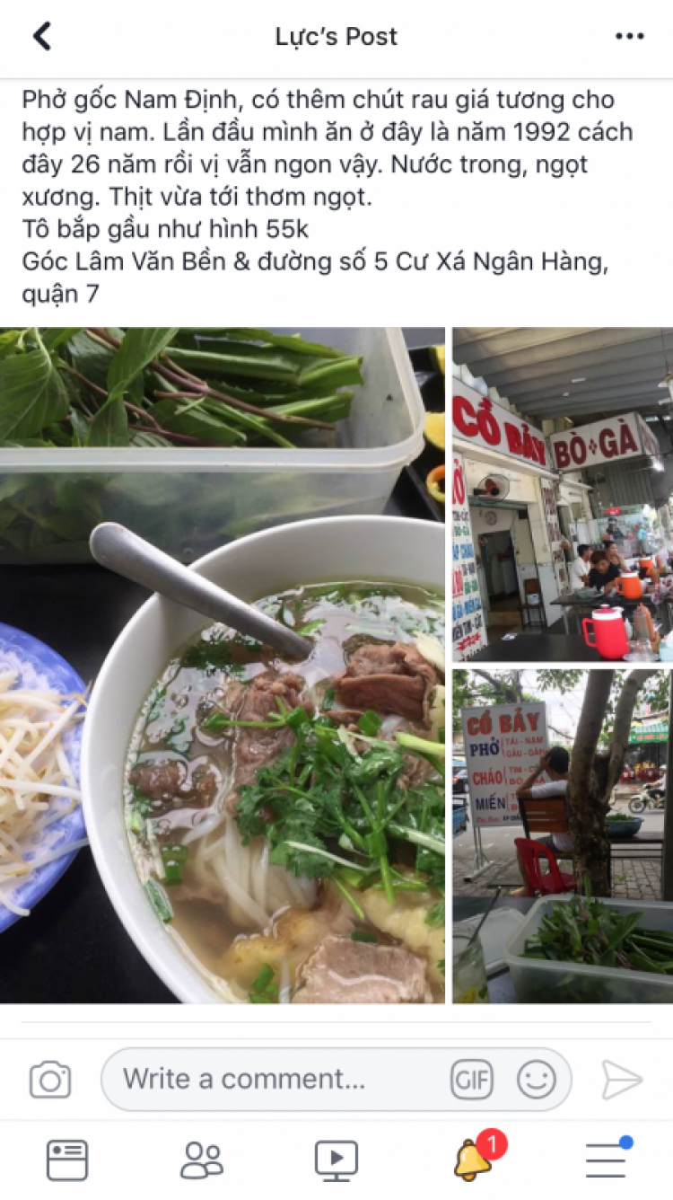 Phở Định 3 Quận 7.